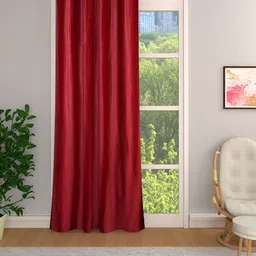 Aura Red Room Darkening Door Curtain-image-86