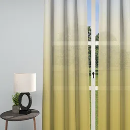 GM Colourblocked Sheer Door Curtain-picture-38