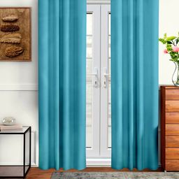 Cortina Blue Set of 2 Door Curtain-24