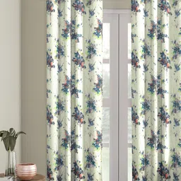 Soumya Cream-Coloured Single Door Curtain-54
