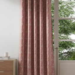 DDecor Pink & White Floral Long Door Curtain-image-54