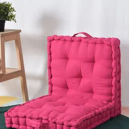 BLANC9 Set of 2 Fuchsia Square Floor Cushion-41
