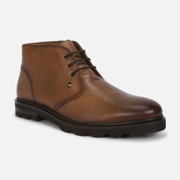 Louis Philippe Men Mid Top Leather Formal Derbys-picture-45