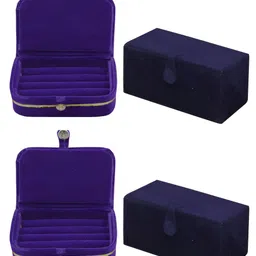 atorakushon Blue Set of 4 Reusable Jewellery Organiser Organisers-3