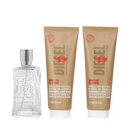 DIESEL Set of 2 Shower Gel - 75 ml each & D5 Eau De Toilette - 100 ml-19