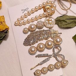 ANNA CREATIONS Embellished Alligator Hair Clip-29