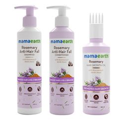 Mamaearth Set of Rosemary Anti-Hair Fall Shampoo + Conditioner + Hair Growth Oil-18