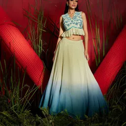 Shreeka Embroidered Ready to Wear Lehenga &-image-44