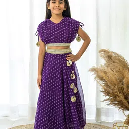 Fairies Forever Girls Printed Ready to Wear Lehenga &-picture-28