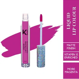 KINDED Vitamin E Enriched Long Lasting Matte Liquid Lip Colour Lipstick 6 ml - More Magenta 02-17