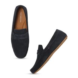 Tommy Hilfiger Men Printed Leather Loafers-picture-10