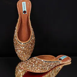 PehnawaCraft Embellished Leather Mules-picture-39