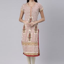 Souchii Women Ethnic Motifs Printed Indie Prints Kurta-image-21