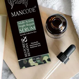 Mancode Multi Action Night RepairSerum for Men 30ml-43