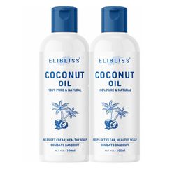ELIBLISS Set Of 2 Coconut Hair Oil-100ml Each-3