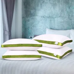 Sleepsia Set Of 4 White Microfiber Pillows-33