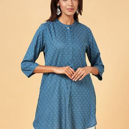 RANGMANCH BY PANTALOONS Geometric Printed Ethnic Tunic-picture-10