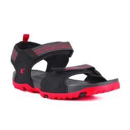 Sparx Men Black & Red Solid Floater Sandals-picture-18