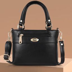 Lancer Women Solid Structured Leather Handheld Bag-28