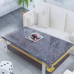 TANLOOMS Transparent Waterproof 2-Seater Table Cover-40
