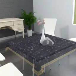 TANLOOMS Transparent Waterproof 4-Seater Table Cover-image-62