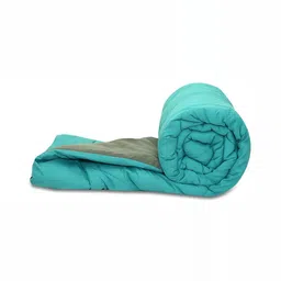 RF RELAXFEEL Grey & Blue Microfiber Heavy Winter 233 GSM Double Bed Comforter-image-46