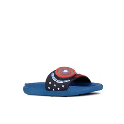 Bubblegummers Boys Captain America Applique Sliders-49