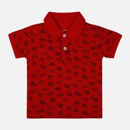 Bodycare Boys Printed Polo Collar T-shirt-image-46