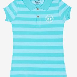 Bodycare Girls Striped Polo Collar T-shirt-picture-56