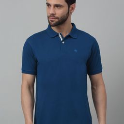 Cantabil Polo Collar Half Sleeves Cotton T-Shirt-image-73