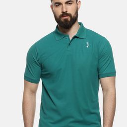 Campus Sutra Polo Collar Activewear T-shirt-image-81