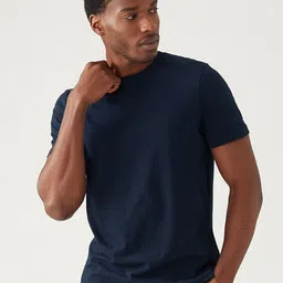 Marks & Spencer Round Neck Cotton T-shirt-image-32