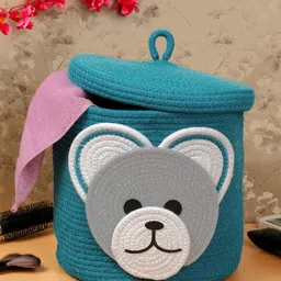 FABINALIV Blue Multipurpose Foldable Organiser With Lid image 1