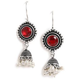 EL REGALO Contemporary Jhumkas-37