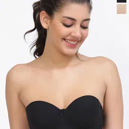 Inner Sense Pack of 2 Medium Coverage Anti Odour T-shirt Bras with Anti Microbial-25