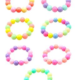 Melbees by Yellow Chimes Girls Set Of 7 Beaded Elasticated Bracelets-18