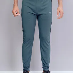 Technosport Men Active Slim Fit Track Pants with Rapid Dry Technology-4