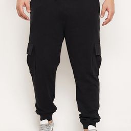 Club York Men Plus Size Regular Fit Mid-Rise Cotton Joggers-19