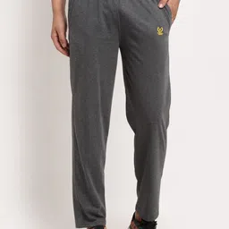 VIMAL JONNEY Men Grey Solid Track Pants-picture-16