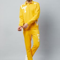 Club York Men Typography Printed Mid-Rise Fleece Track Pant-image-12