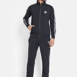 Octave Men Mock Collar Jacket With Track Pants Tracksuit-picture-3
