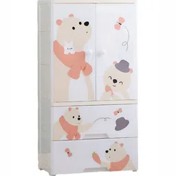 Polka Tots White & Orange Regular Multi-Utility Organisers-2