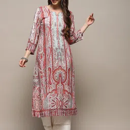 Biba Ethnic Motifs Printed Kurta-image-81