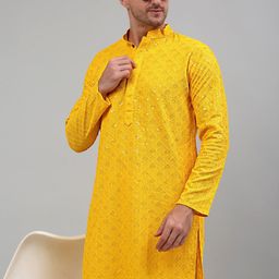Jompers Chikankari Embroidered Sequinned Kurta-43