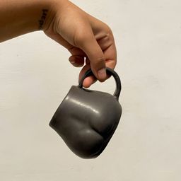 The Orby House Black Handcrafted Ceramic Cup 225ml-27
