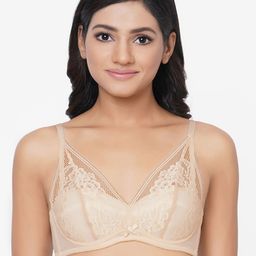 Wacoal Light Orange Lightly Padded Underwired Half Coverage Bra-11