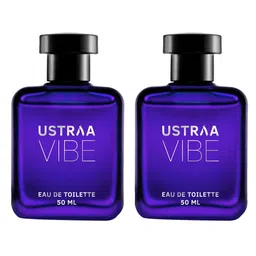 Ustraa Set of 2 Vibe Paraben & Sulphate-Free Eau De Toilette - 50 ml each-0