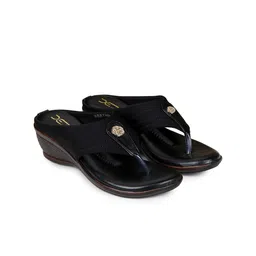 XE Looks Women Black Embellished Flats-image-29