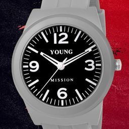 YOUNG MISSION Kids Round Analogue Watch YOUNG MISSION YM 604 GREY-image-74