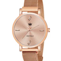 CRESTELLO Women Bracelet Style Straps Analogue Watch CR-RG131-RG-image-56